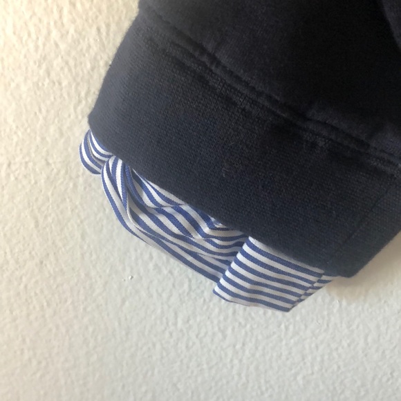 Navy blue long sleeve dress - Picture 3 of 4